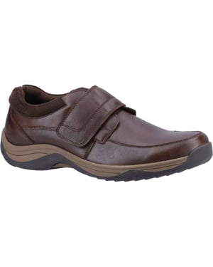 Hush Puppies Douglas Läder Herr Kaffe Mockasiner Skor