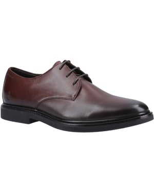 Hush Puppies Kye Läder Herr Skor Choklad Snörskor