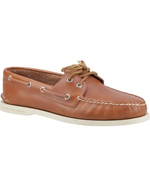 Sperry Authentic 2 Oog Leren Heren Tan Bootsschoenen