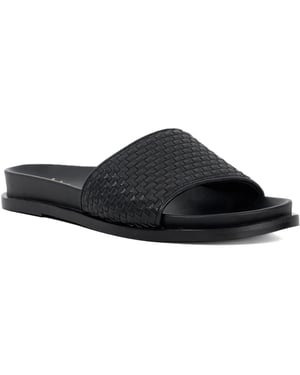 Dune Lilas Dames Zwarte Sandalen