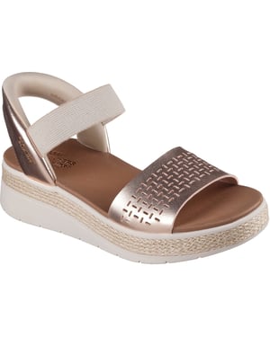 Skechers BOBS Sun Ray Women's Rose Gold Sandals