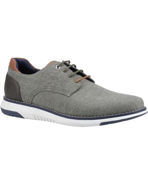 Hush Puppies Bruce Canvas Herrskor i Khaki med Snörning