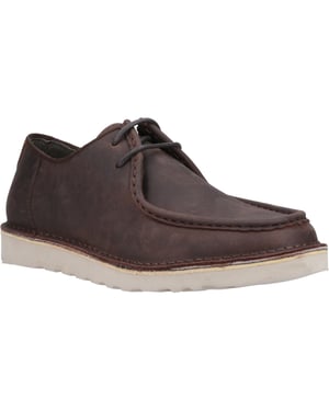 Hush Puppies Otis Läder Herr Brun Snörskor