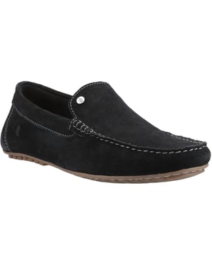 Hush Puppies Ralph Mockaskinn Svarta Loafers för Herrar