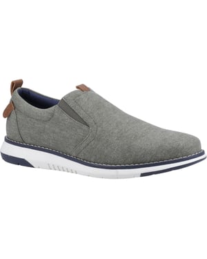 Hush Puppies Benny Canvas Herrskor i Khaki
