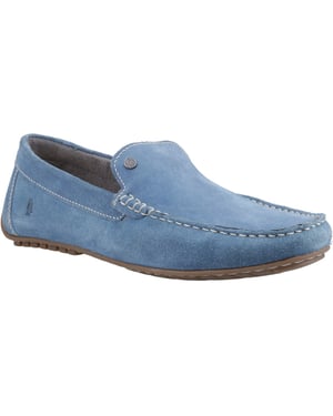 Hush Puppies Ralph Mockaskinn Män Blå Loafers