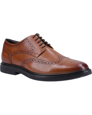 Hush Puppies Kingston Läder Herr Tan Brogues Skor