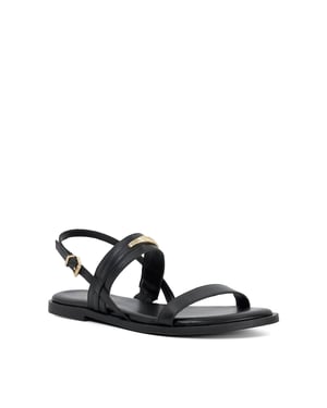 Dune Ladies Litton - Leather Sandals With Logo Detail