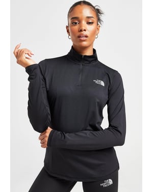 The North Face Womens Never Stop Exploring 1/4 Zip Long Sleeve Shirt in Black