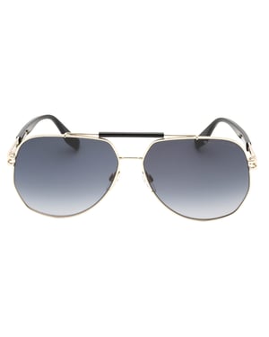 Marc Jacobs Donkergrijze Sf Lens Gouden Zonnebril Heren