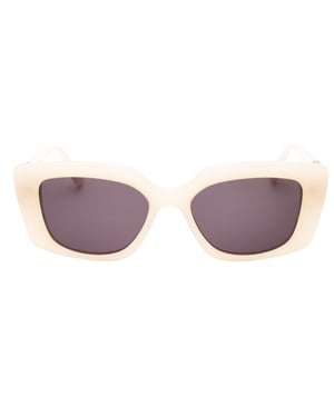 Karl Lagerfeld Milk White Sunglasses
