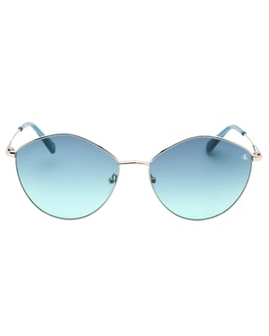 Calvin Klein Blue Gradient Lensed Silver Zonnebril