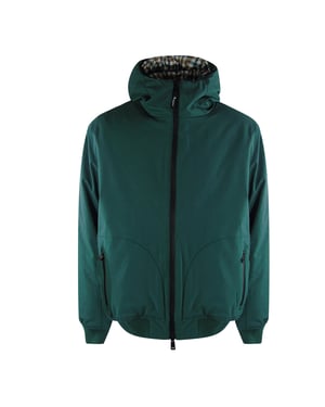 Aquascutum Active Hunter Green Jacket Med Huva