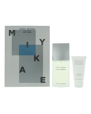 Issey Miyake L'eau D'issey Pour Homme Eau de Toilette 75ml + Shower Gel 50ml Gift Set for Him