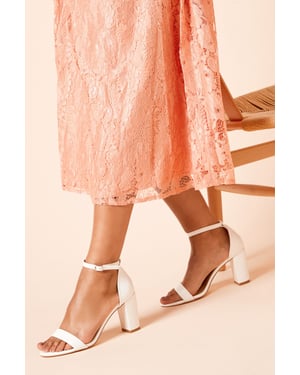 Wide Fit Spark High Block Heel Sandals