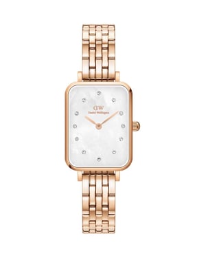 Daniel Wellington DW00100620 Ladies Quadro Link Rose Gold 20mm Watch