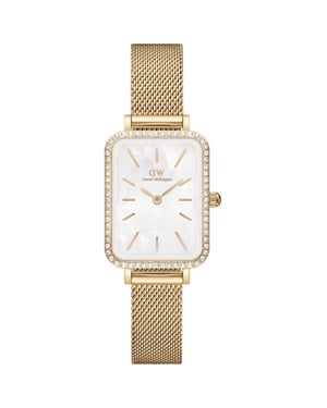 Daniel Wellington DW00100668 Ladies Quadro Lumine Gold 20mm Watch