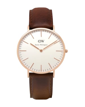 Daniel Wellington DW00100009 Mens Classic 40mm Bristol Rose Gold Watch