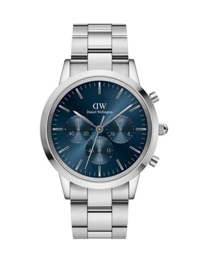 Daniel Wellington DW00100644 Mens Iconic Chronograph Silver 42mm Watch