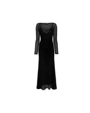 Tom Ford Lurex gehaakte maxi-jurk