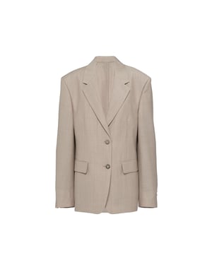 Prada wollen blazerjas