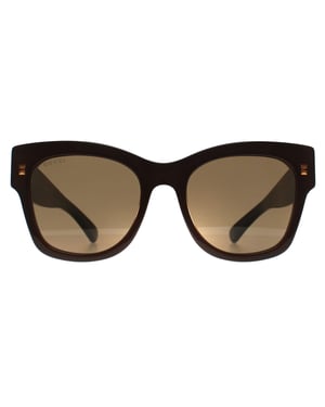 Gucci Cat Eye Womens Brown Brown GG1789S