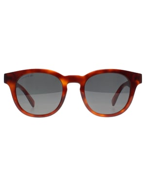 Lacoste Round Mens Blonde Havana Smoke Grey L6006S
