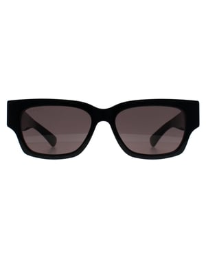 Gucci Rectangle Unisex Black Grey GG1794S