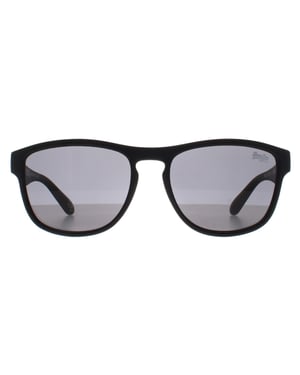 Superdry Square Herr Matt Svart Solid Smoke Rockstar