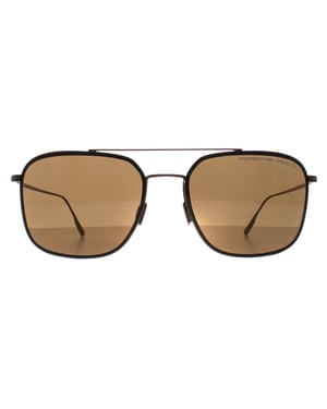 Porsche Design Aviator Unisex Brown Brown P8940