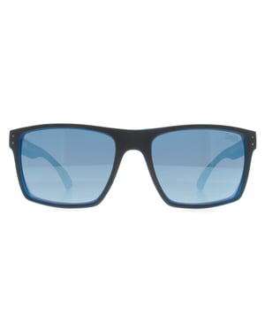Superdry Square Mens Matte Grey Fluro Blue Blue Mirror Kobe