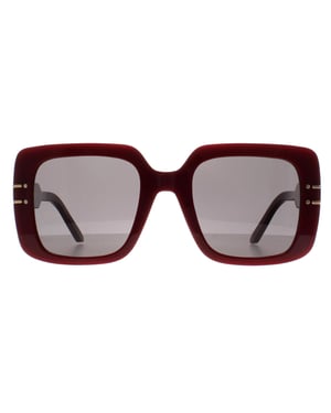 Dior Square Womens Bordeaux Grey Mirror DiorSignature S11I