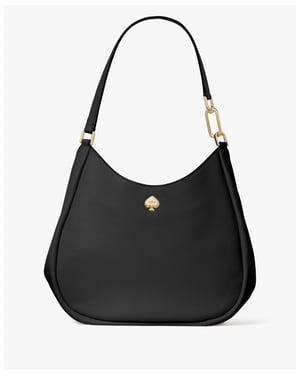Kayla Pebbled Leather Large Triple Compartment Shoulder Bag