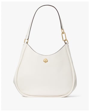 Kayla Pebbled Leather Large Triple Compartment Shoulder Bag