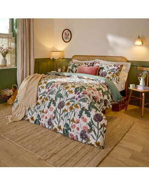 Wylder Florapedia Printed Floral Duvet Cover Set