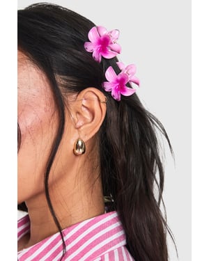 Small Flower Hair Clips 2 Pack
