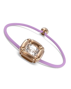 Dulcis damesarmband, cushion-cut kristallen 5617983