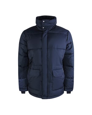 Aquascutum Active Puffer Marineblauwe Jas