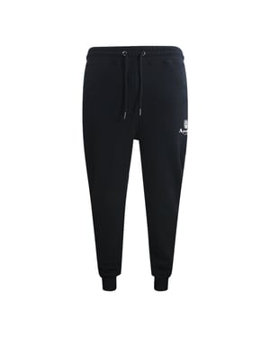Aquascutum Active Basic Rib Track Pant Black Sweatpants