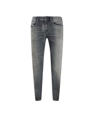 Diesel 1979 Slanke Grijze Denim Broek