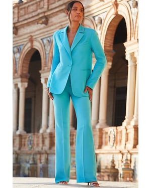 Azure Blue Tailored Blazer