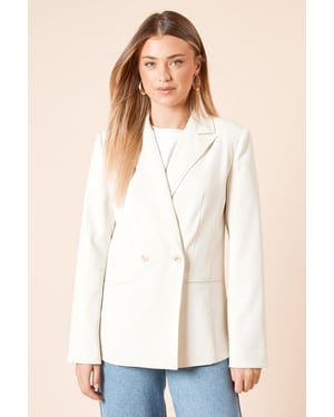 Tailored Seam Front Detail Blazer