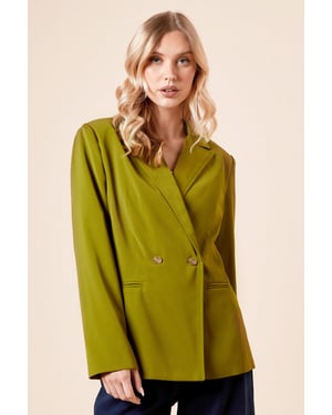 Tailored Seam Front Detail Blazer
