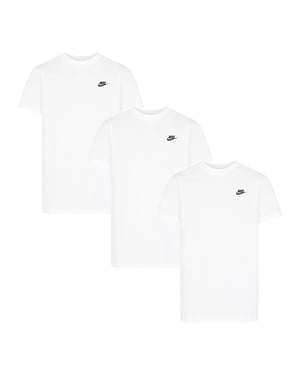 3 Pack Nike Sportswear Men's Club T Shirt in White
