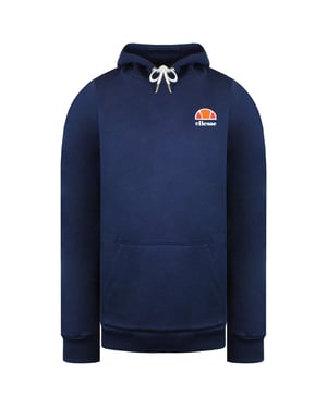 Ellesse Logo Mens Navy Hoodie