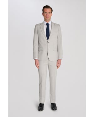 Alex Fawn Single Breasted 2 Piece Suit Light Grey