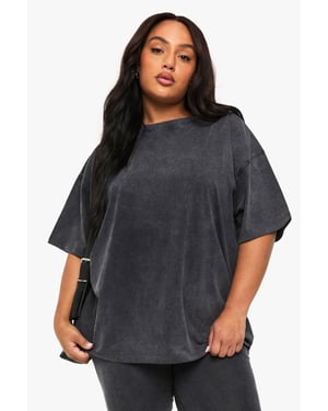 PLUS ACID WASH OVERSIZED TSHIRT