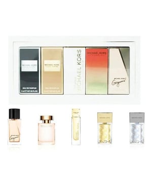 MICHAEL KORS COFFRET SET - 4x5ml - GORGEOUS + WONDERLUST +  SEXY AMBER + POUR FEMME + POUR HOMME