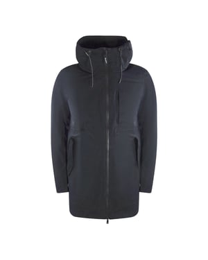 Aquascutum Active 3-way Parka Zwarte Donsparka Jas