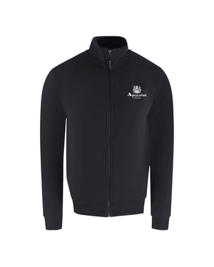 Aquascutum Active Svart Tröja Med Dragkedja